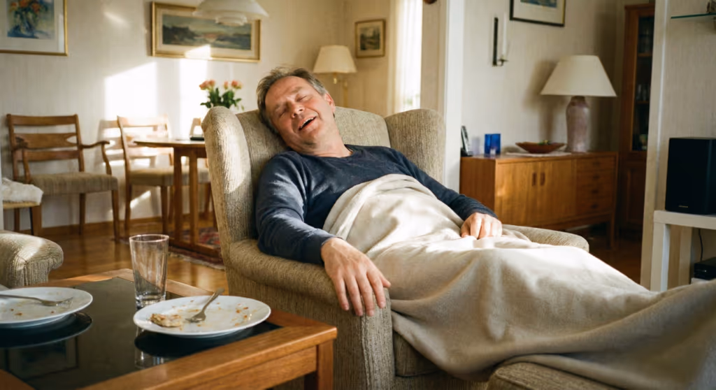 Por que temos vontade de dormir depois do almoço?