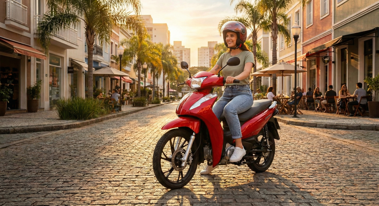 Consumo entre 45 e 50 km/l faz da Honda Biz 110i uma das motos mais econômicas para 2026