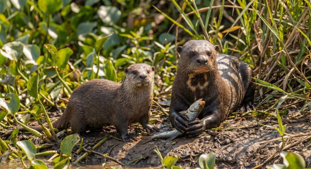 Qual a diferença entre lontras e ariranhas?