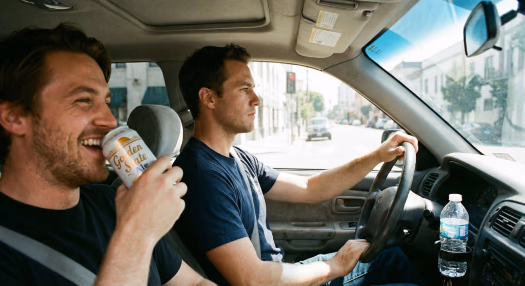 O que diz a lei quando apenas os passageiros estão bebendo álcool?