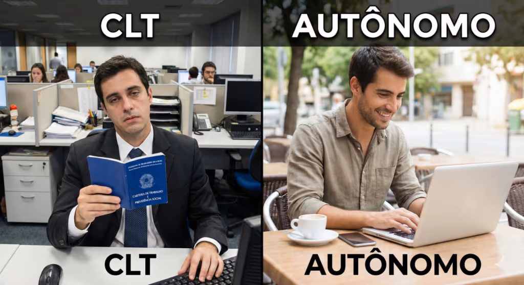 Como escolher entre CLT e trabalho autônomo mesmo que você dependa de uma renda fixa