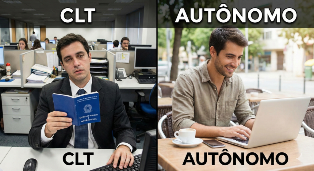 Como escolher entre CLT e trabalho autônomo mesmo que você dependa de uma renda fixa