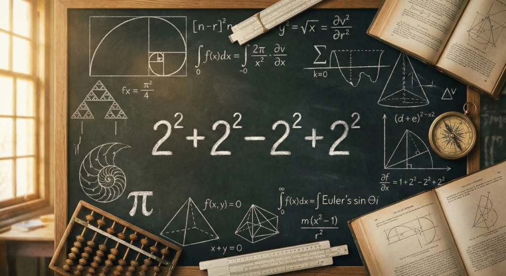 Você sabe resolver 2² + 2² – 2² + 2² sem errar o sinal?