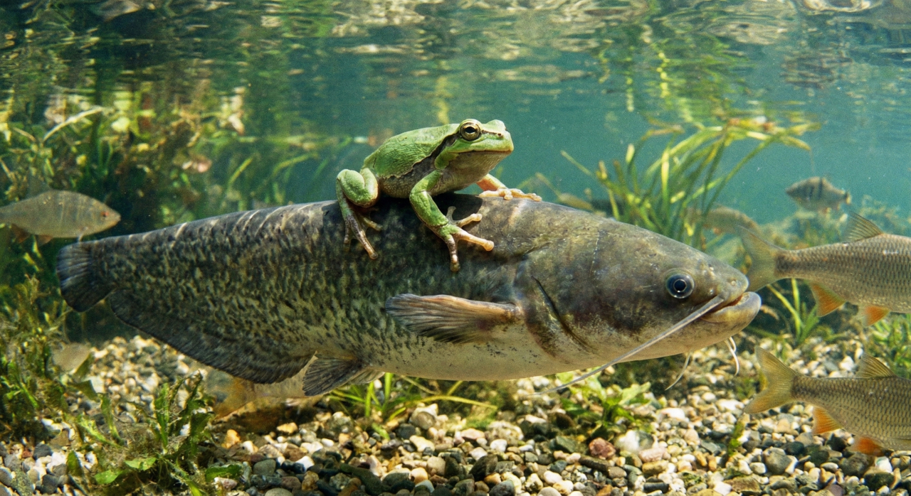 Sapo é flagrado surfando em peixe e gera debate nas internet