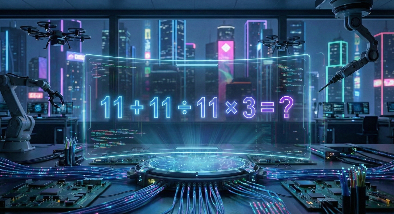 Quanto é 11 + 11 ÷ 11 × 3? Uma conta que derruba até quem se acha bom de cálculo