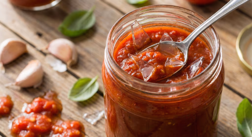 Anvisa alerta para vidro encontrado em marca de molho de tomate