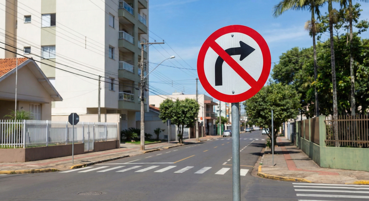 A placa que mais multa no trânsito está em todo lugar e pega motoristas distraídos
