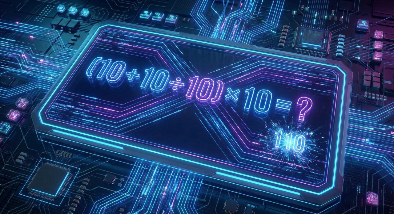 Quanto é (10 + 10 ÷ 10) × 10? Uma expressão que faz 98% das pessoas errarem