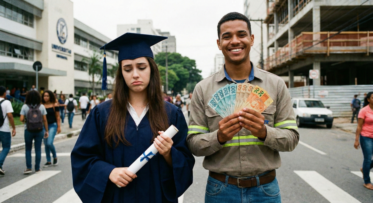 Adeus diploma: essas carreiras práticas estão pagando mais que muito graduado em 2026