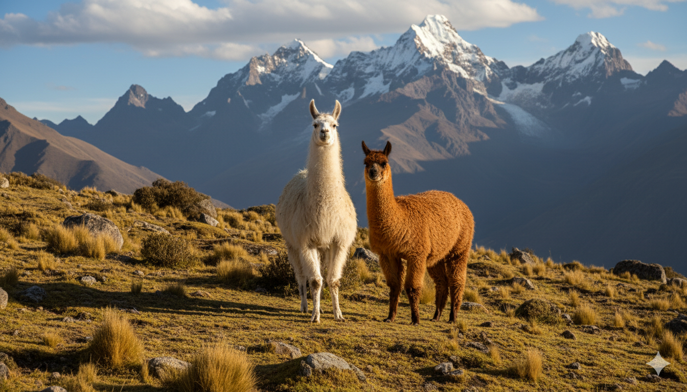 Qual é a diferença entre lhama e alpaca?