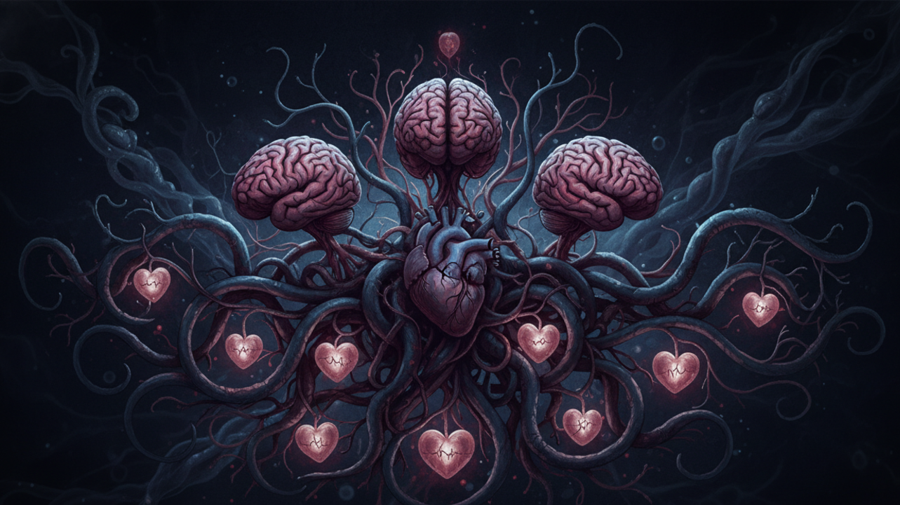 Esse animal possui três corações e nove cérebros