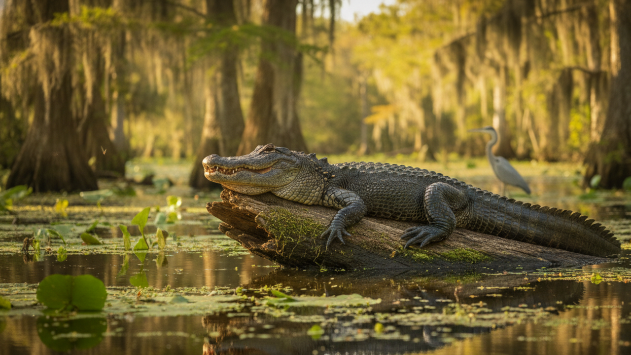 Jacarés estão limpando lagos de tartarugas invasoras