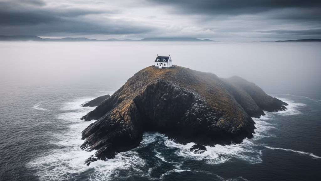 Essa é a casa mais triste e isolada do mundo