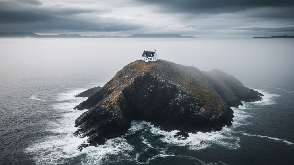 Essa é a casa mais triste e isolada do mundo