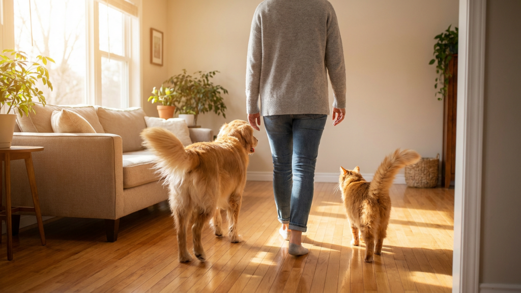 O que significa quando seu animal de estimação (pet) te segue para todo lugar? Te explicamos