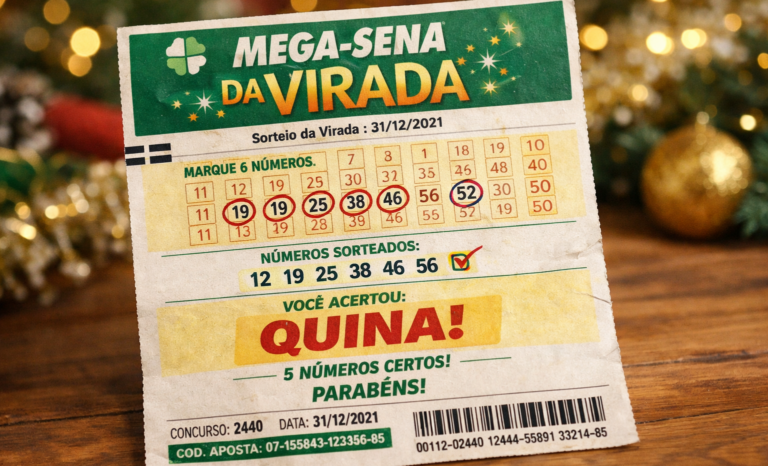 Quem acertou 5 números (quina) na Mega da Virada ganha quanto