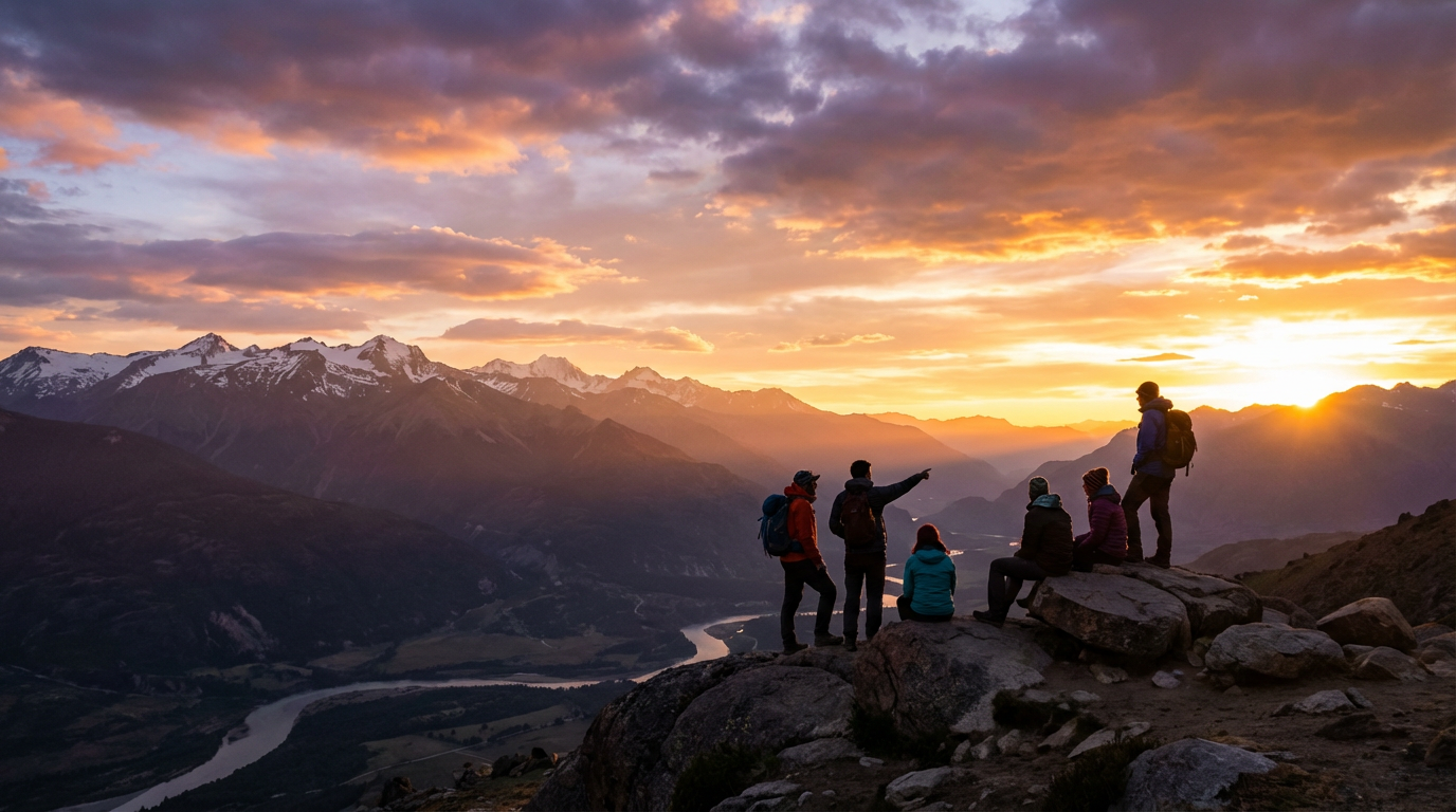 Sunset na Cordilheira dos Andes e o pôr do sol mais lindo de Santiago!