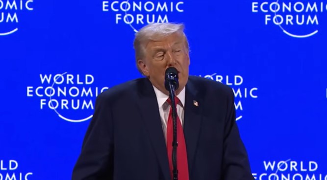 Crusoé: “A gente quer um pedaço de gelo”, diz Trump em Davos