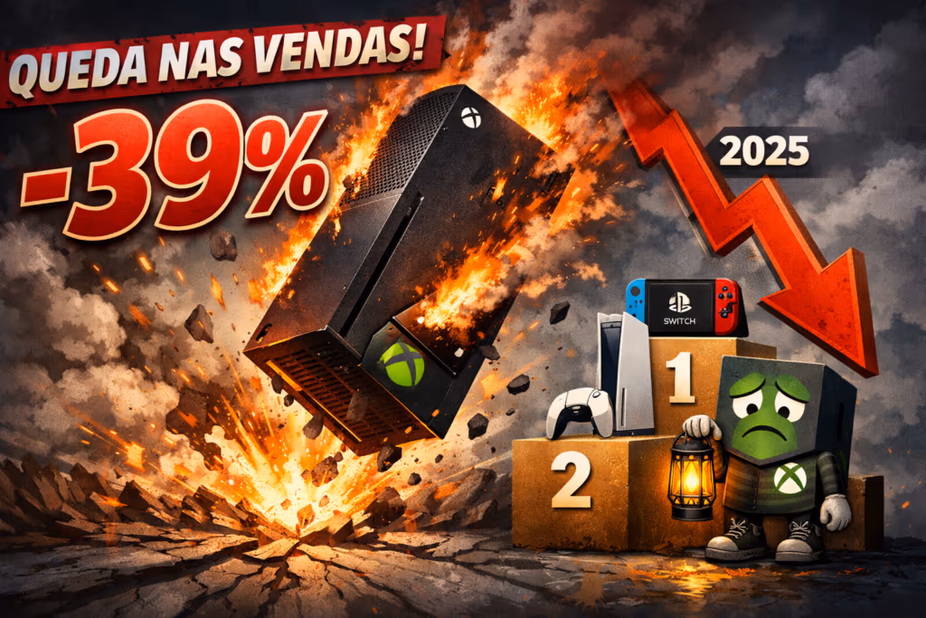 Xbox “despenca” e console da Microsoft segura lanterna de vendas em 2025