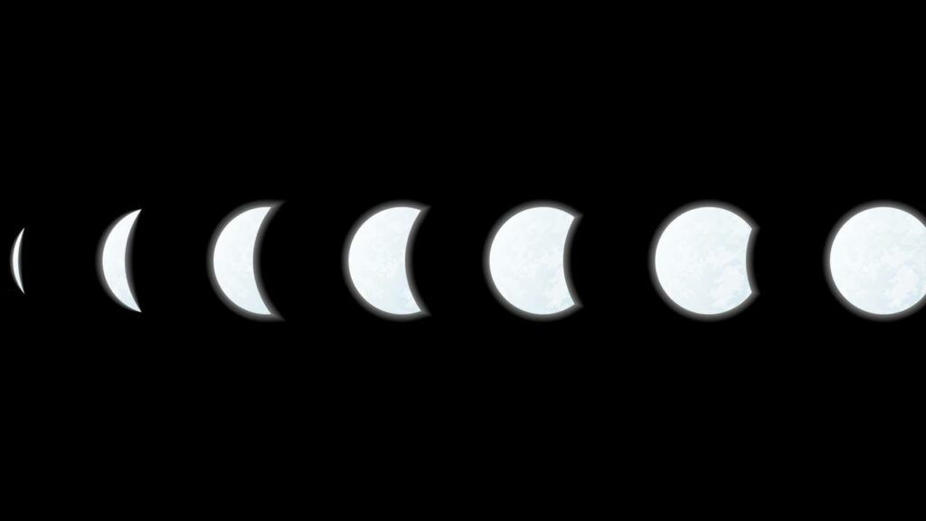O calendário da Lua para janeiro de 2026