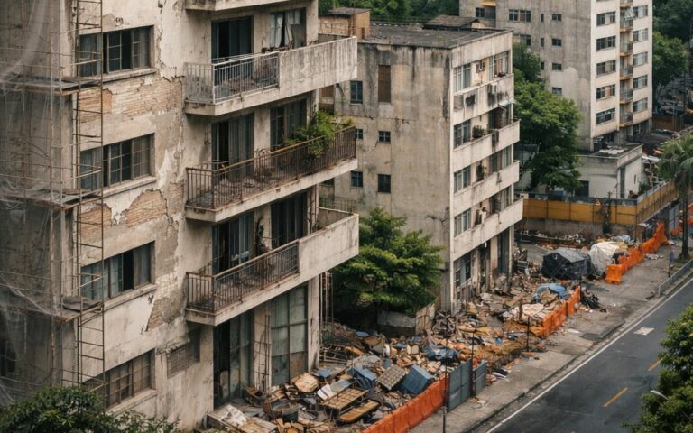 São Paulo empurra seus condomínios para o colapso das fachadas