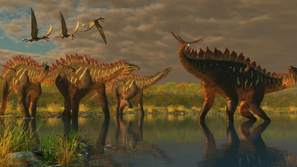 Dinossauros invadem shopping no RS e chamam atenção do público