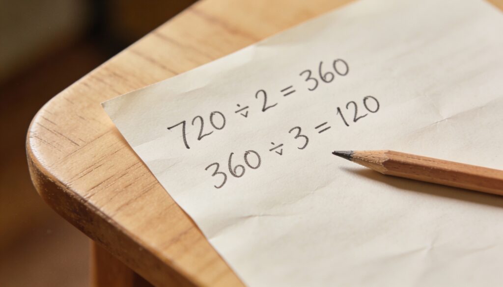 Você lembra como resolver 720 ÷ 2 ÷ 3? A maioria já esqueceu