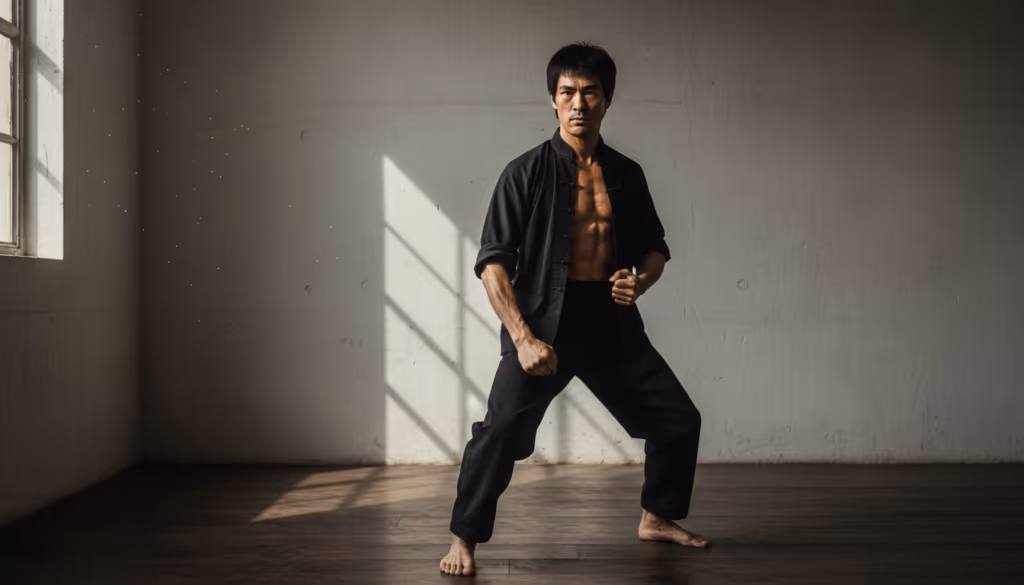 Frase do dia de Bruce Lee: “Não ore por uma vida fácil, ore por forças para suportar uma vida difícil.”