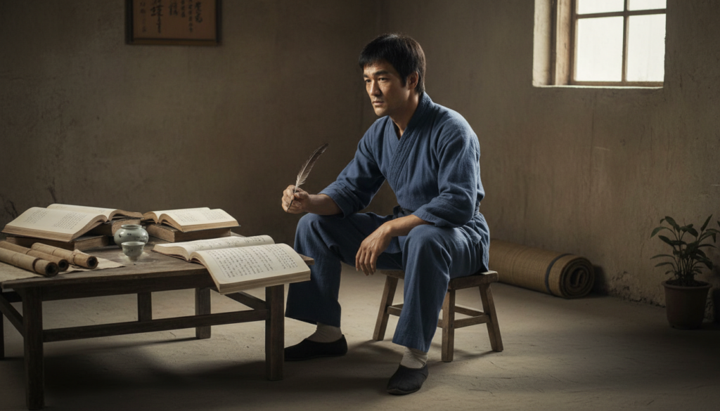 Frase do dia de Bruce Lee: "Não ore por uma vida fácil, ore por forças para suportar uma vida difícil."