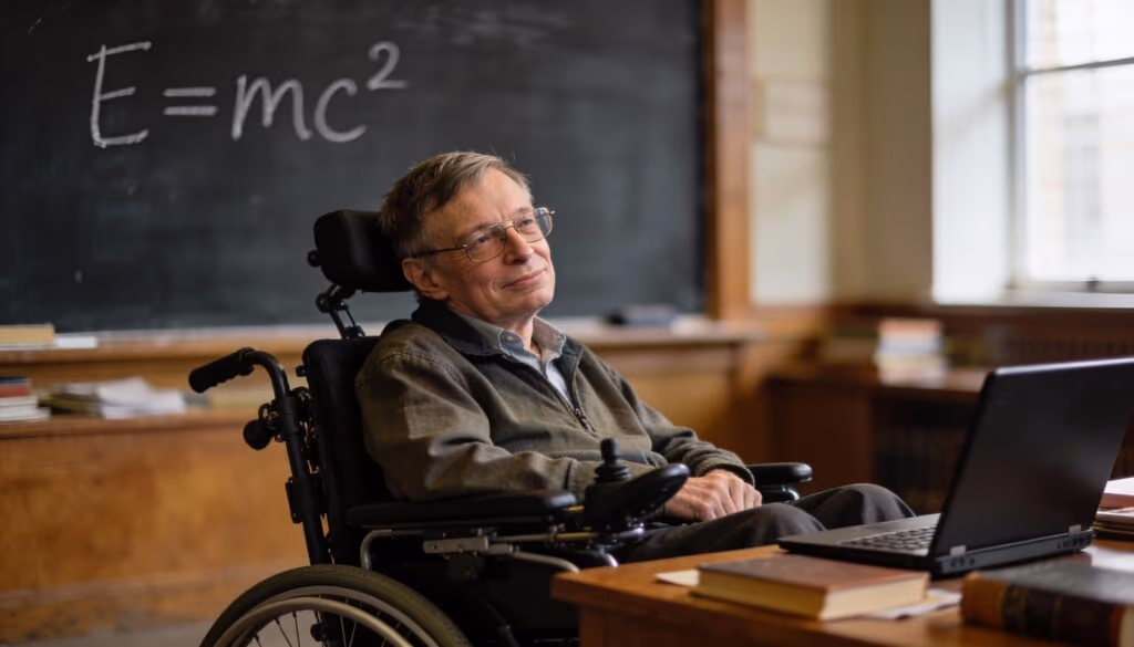 Stephen Hawking: “Por mais difícil que a vida possa parecer, sempre há algo que você pode fazer e ter sucesso.”