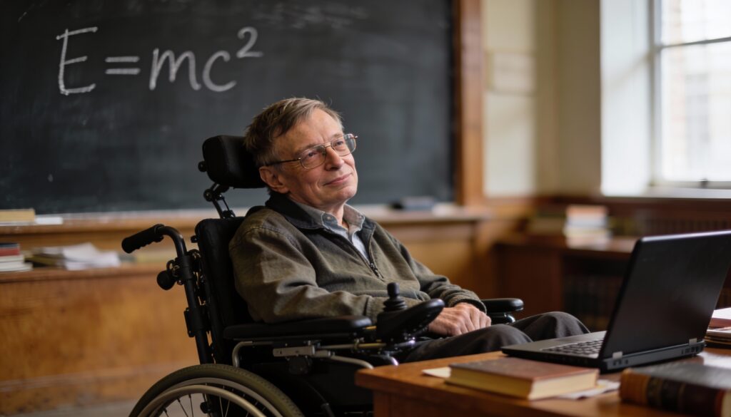 Stephen Hawking: “Por mais difícil que a vida possa parecer, sempre há algo que você pode fazer e ter sucesso”