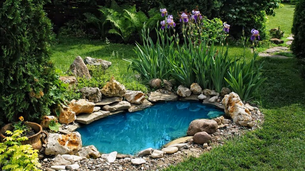 Com tijolo e jarro, você monta um jardim com cascata que parece ter saído da roça moderna