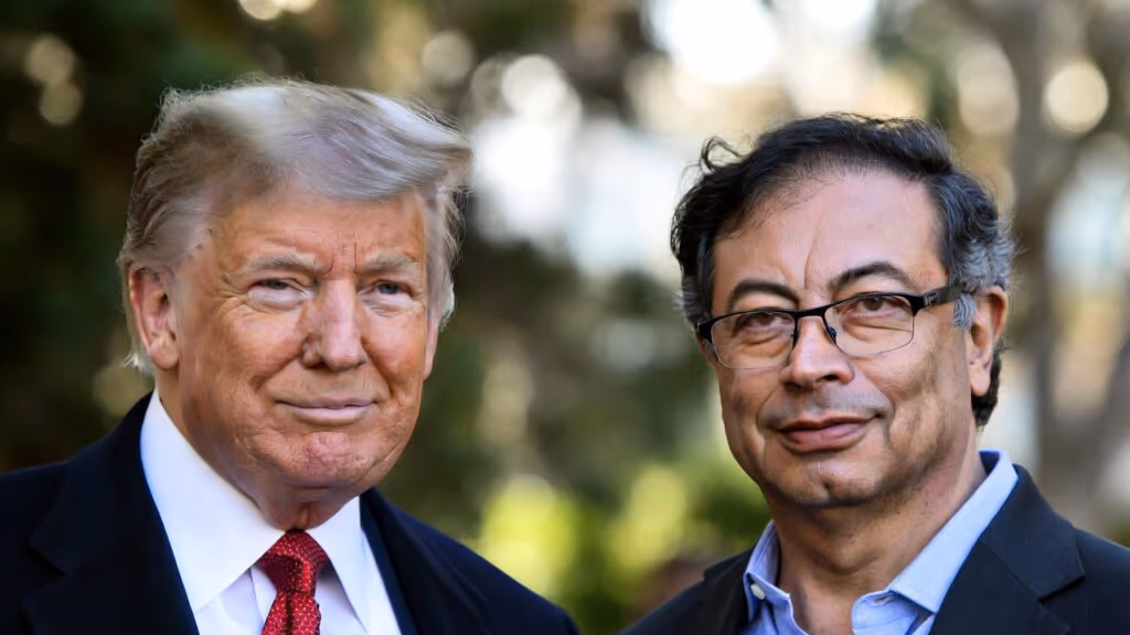 Trump e Petro definem ações contra guerrilhas na Colômbia