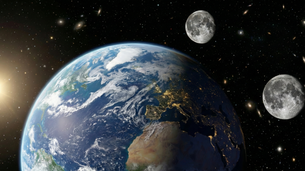 Uma nova “lua” acompanha a Terra em silêncio e revela segredos do espaço próximo