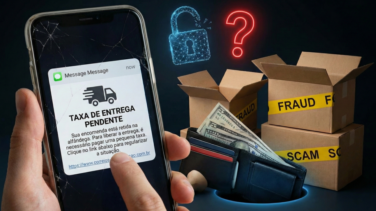 Golpe da encomenda retida faz vítimas todos os dias e começa com uma simples mensagem