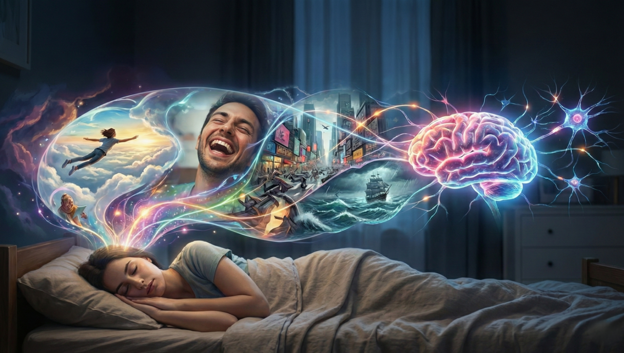 Como o cérebro cria sonhos tão reais que parecem experiências vividas de verdade