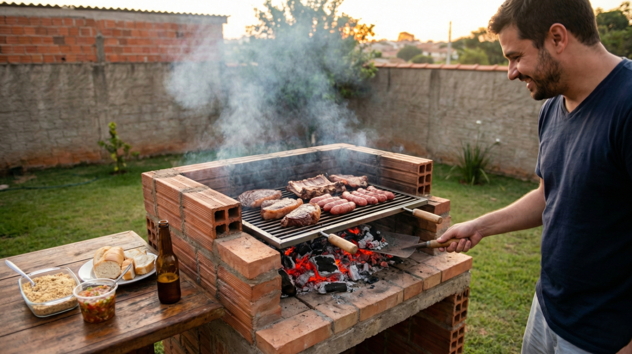 Como fazer um churrasco bom mesmo com churrasqueira simples