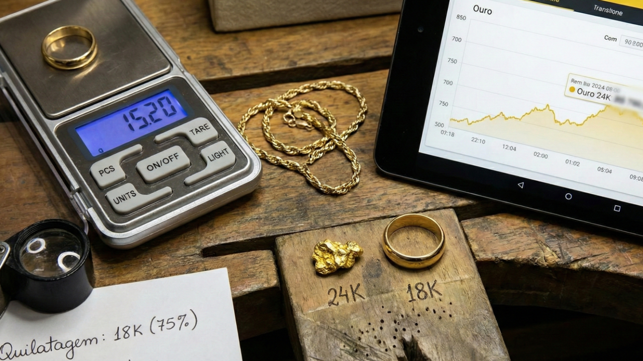 Quanto custa o ouro hoje, 19/01? Veja o valor do grama e como ele muda em cada quilatagem