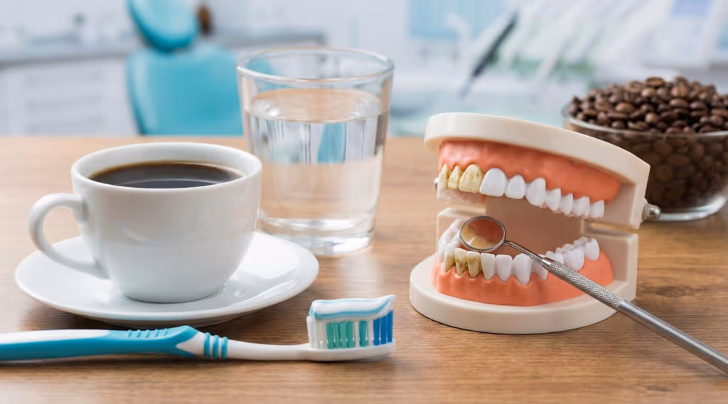 O efeito do café nos dentes e como reduzir manchas e desgaste do esmalte no dia a dia