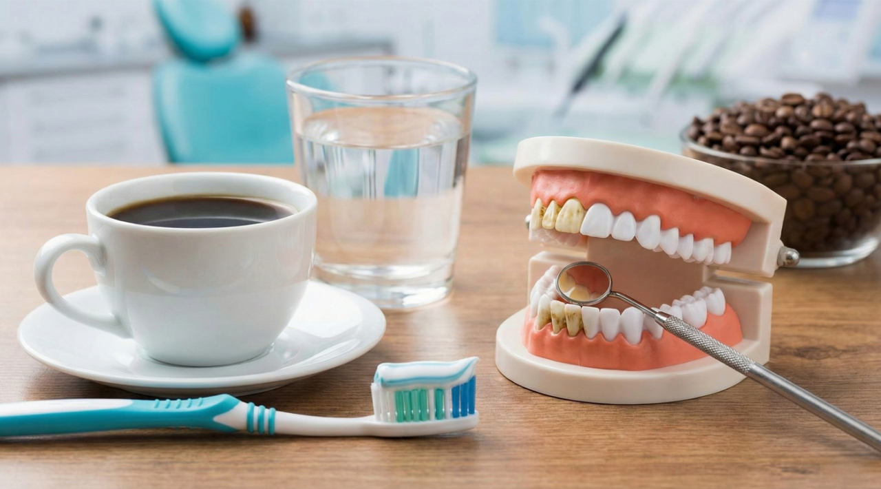 O efeito do café nos dentes e como reduzir manchas e desgaste do esmalte no dia a dia
