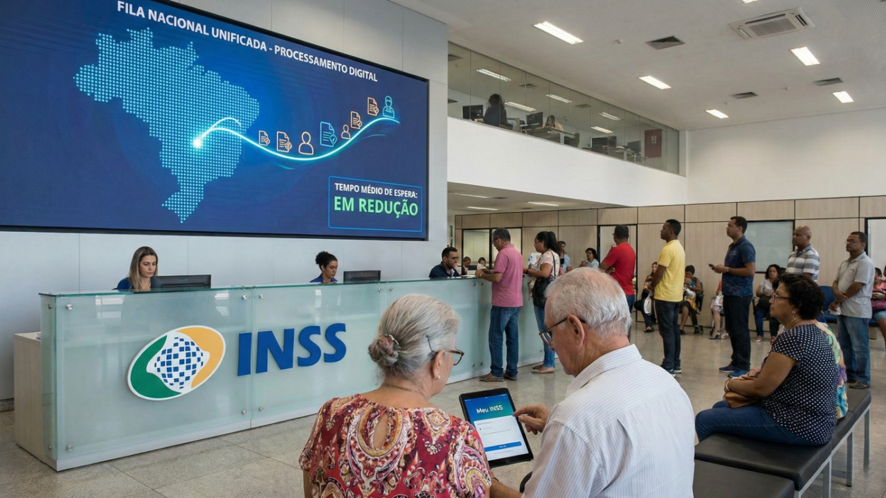 Fila nacional do INSS em 2026: o que muda para quem espera aposentadoria e benefícios