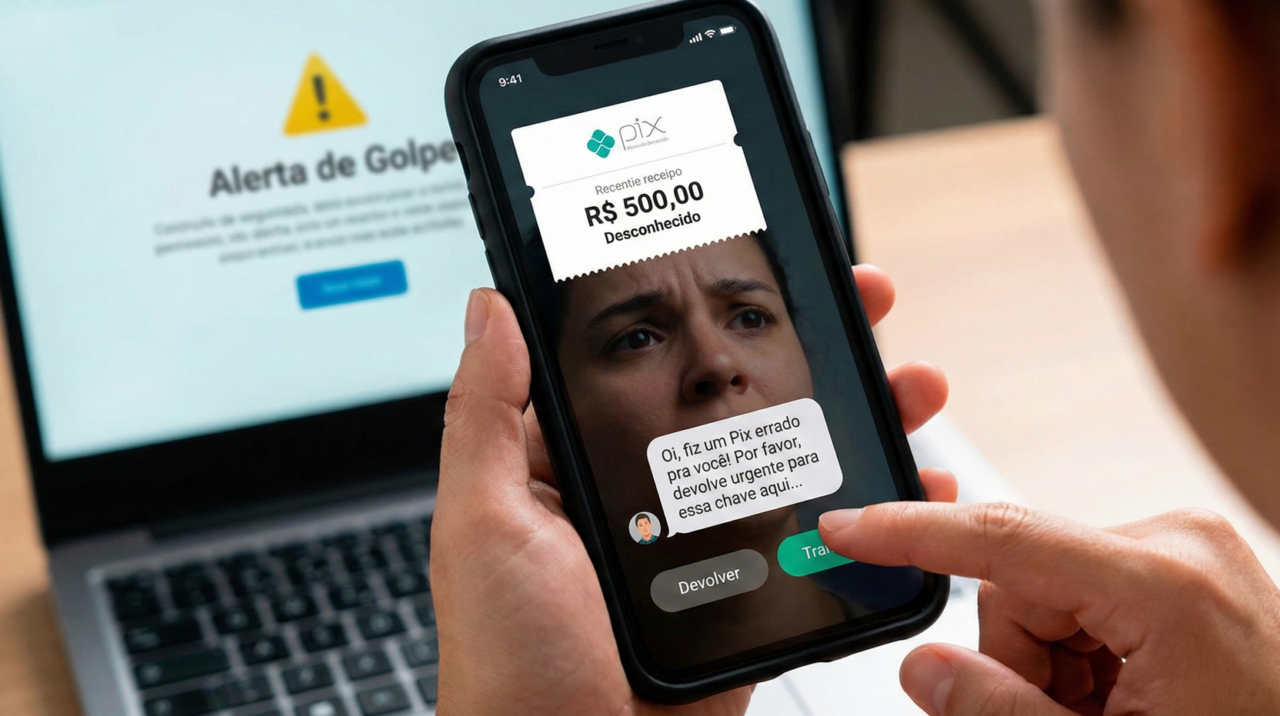 Pix errado pode virar golpe: entenda como funciona a devolução que causa prejuízo