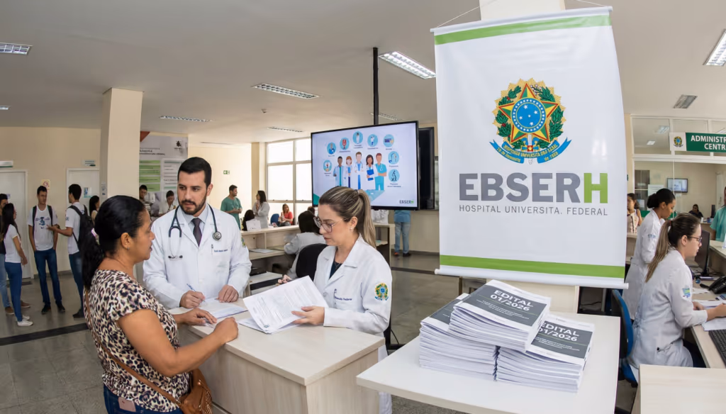 Concurso EBSERH abre 152 vagas imediatas para médicos com salários de até R$ 19 mil