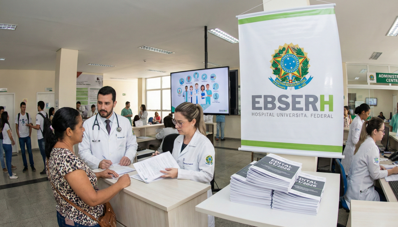 Concurso EBSERH abre 152 vagas imediatas para médicos com salários de até R$ 19 mil