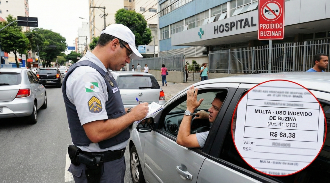 Posso ser multado por buzinar sem motivo? O que a lei de trânsito diz