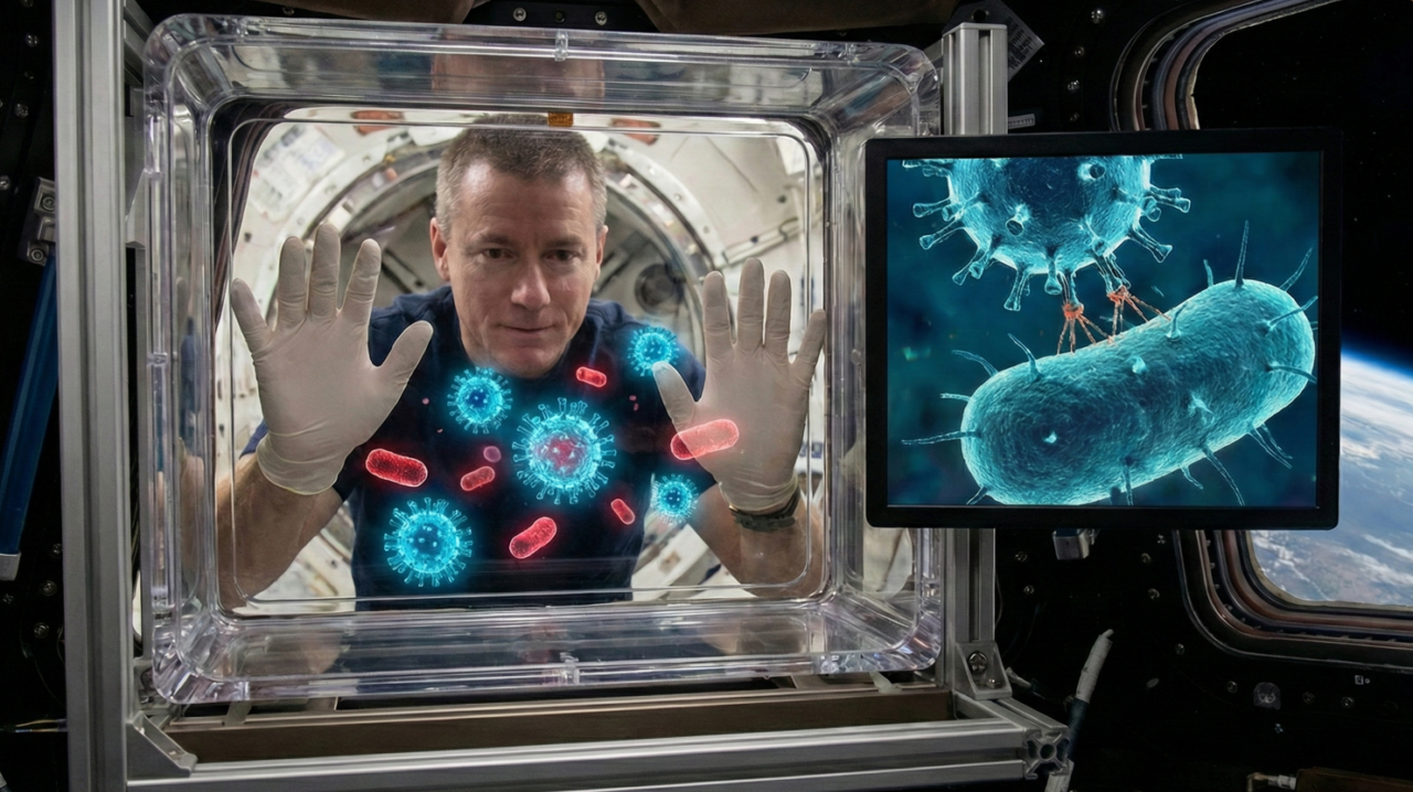 Vírus evoluídos no espaço se tornaram mais eficientes contra bactérias resistentes