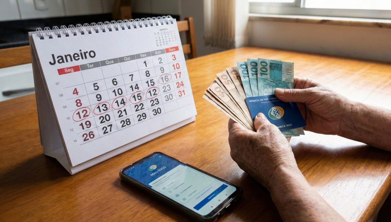 Calendário do INSS de janeiro já considera reajuste e define datas de pagamento