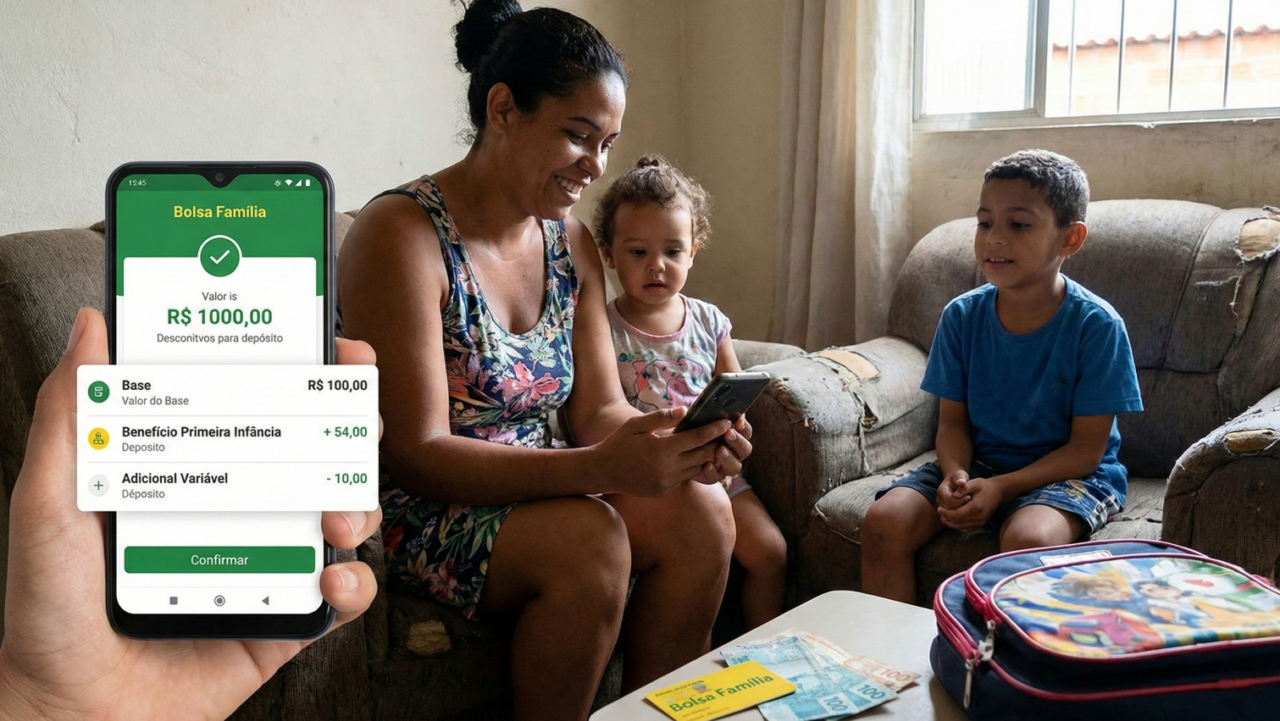 Bolsa Família tem novo valor confirmado com adicional para famílias com crianças
