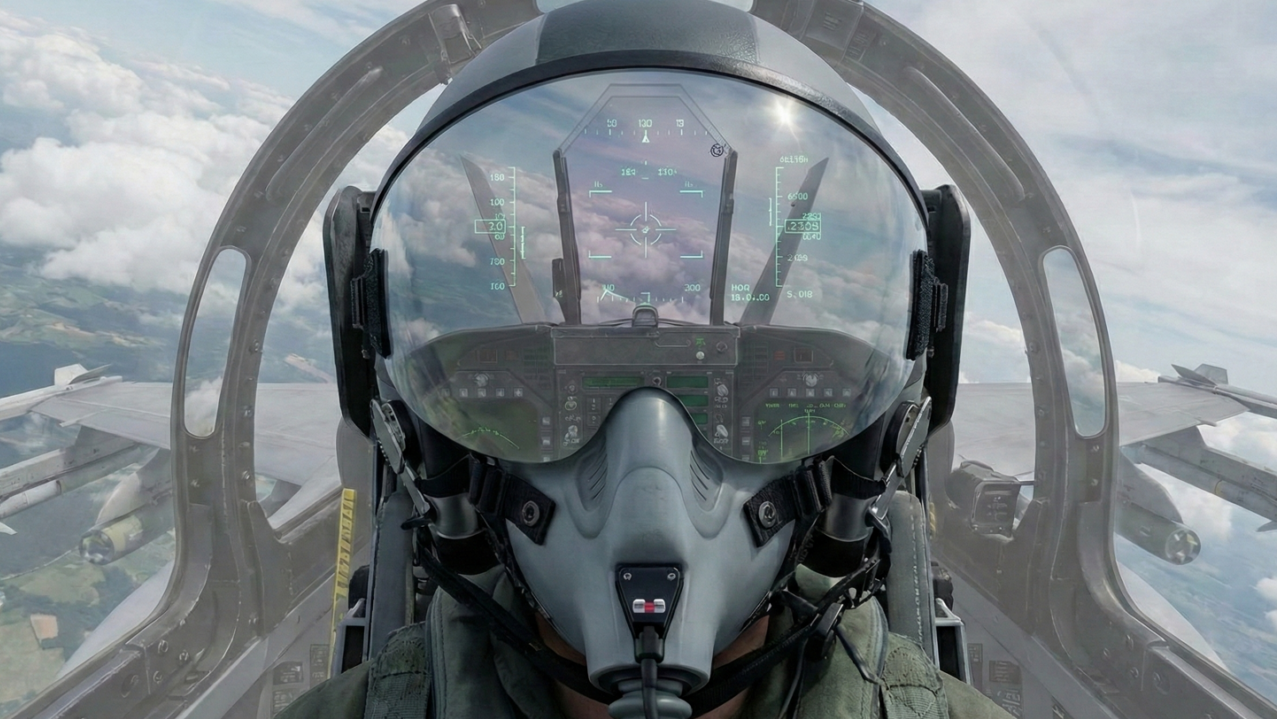 A tecnologia que permite a um piloto enxergar através do próprio avião