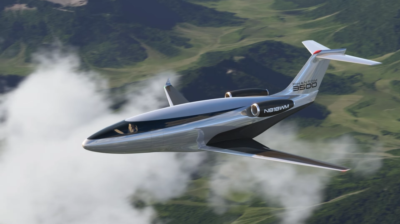 Como é o Phantom 3500, o avião comercial sem janelas que deve voar a partir de 2027